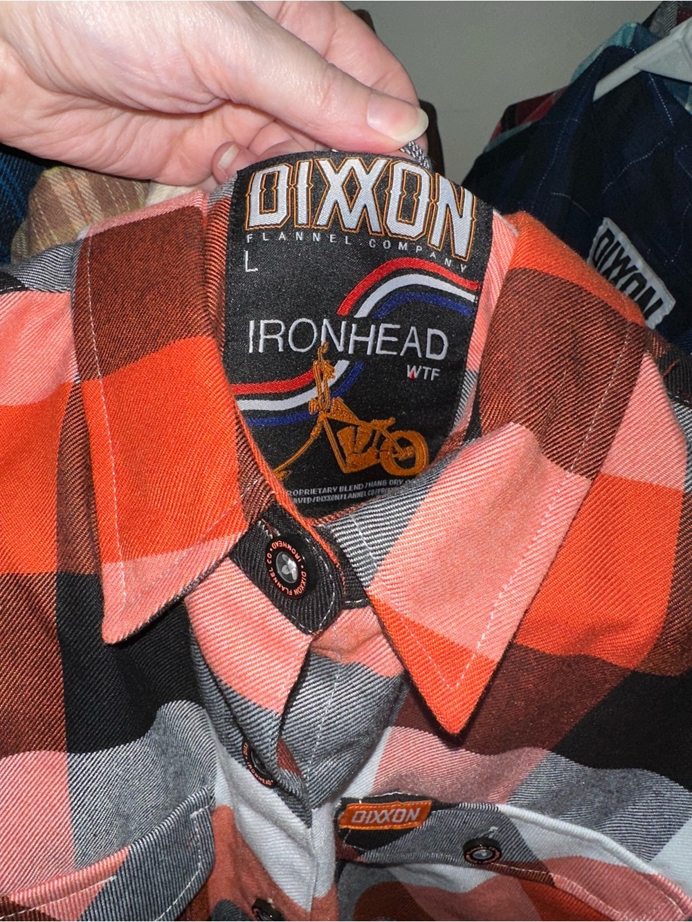 DIXXON Women’s Plaid Ironhead Large - Picture 2 of 2
